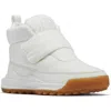 Sorel Ona Rmx Waterproof Puffy Strap Bootie In Sea Salt/gum 16