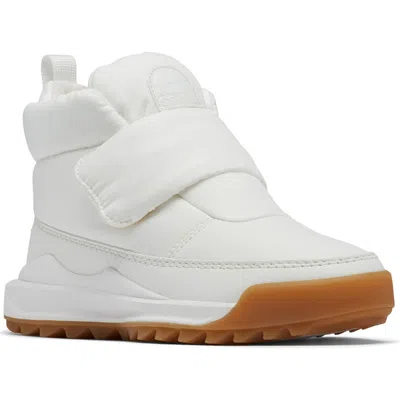 Sorel Ona Rmx Waterproof Puffy Strap Bootie In Sea Salt/gum 16