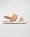 Sorel Ona Streetworks Go-to Slingback Sandal In Honest Beige Sea
