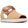 Sorel Ona Streetworks Sandal In Honest Beige/sea Salt