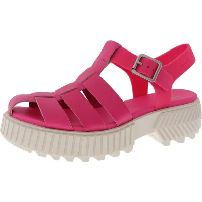 Sorel Ona Womens Strappy Platform Fisherman Sandals In Multi