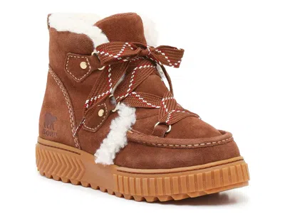 Sorel One Ave Alpine Plus Waterproof Bootie In Brown