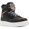 Sorel 2088351010 Womens Waterproof Leather Winter & Snow Boots In Black/sea Salt