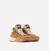 Sorel Out 'n About Iii Conquest Faux Shearling-lined Suede Ankle Boots In Brown
