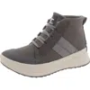 Sorel Out N About Iii Womens Leather Trim Waterproof High-top Sneakers In Multi