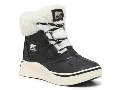 Sorel Out N About Iv Chill Sherpa Waterproof Snow Boot In Black