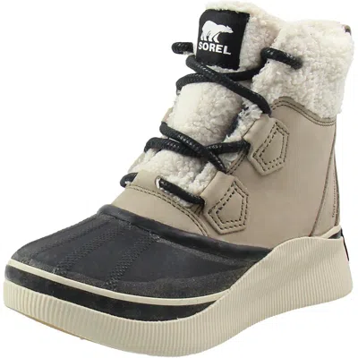 Sorel Out N About Iv Chillz Womens Faux Fur Lined Leather Winter & Snow Boots In Multi