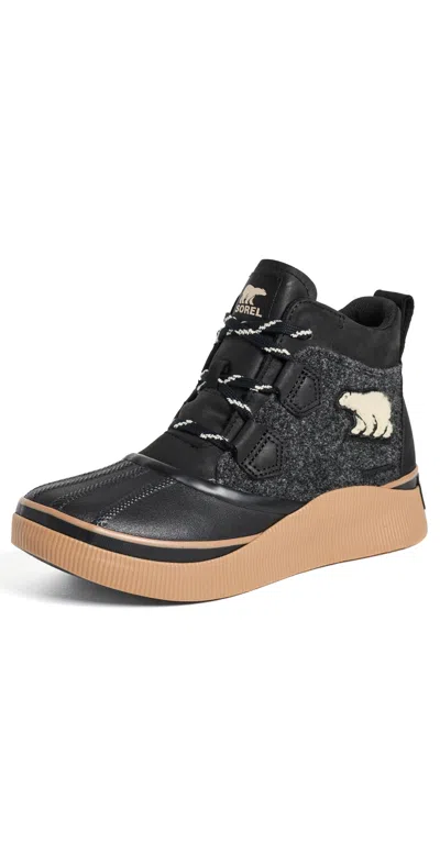 Sorel Out N About Iv Classic Waterproof Duck Boot In Black