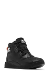 Sorel Womens Out N About Iv Classic Wp Black Grill Boots In Black/sea Salt