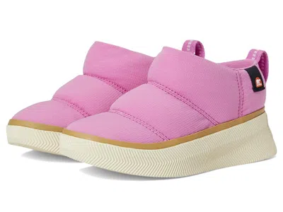 Sorel Out N About Iv Mini Puffy (little Kid/big Kid) Kids Shoes Orchid/honey White : 5 Big Kid M, Canvas