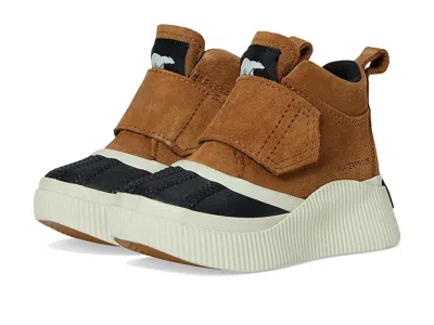 Sorel Out N About Iv Strap Wp (toddler) Kids Shoes Taffy/black : 6 Toddler M, Suede