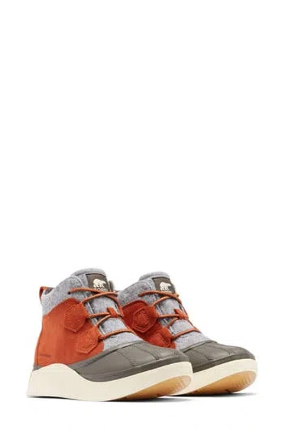Sorel Out N About Iv Waterproof Duck Boot In Sanguine/jet