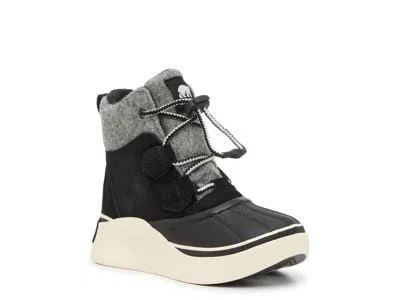 Sorel Out N About Iv Waterproof Duck Boot Kids' In Black
