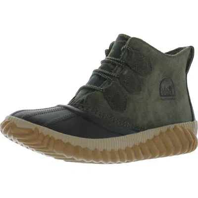 Sorel Out N About Plus Womens Suede Waterproof Pac Boots In Multi