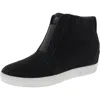 Sorel Out N About Pull On Wedge Womens Solid Man Made Wedge Boots In Black/sea Salt