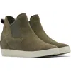 Sorel Out N About Slip-on Wedge Shoe Ii In Stone Green/laurel