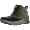 Sorel Out N About Womens Leather Lace Up Rain Boots In Multi