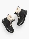 Sorel Out N Aboutâ¢ Iv Chillz Waterproof Leather Boot - Black/chalk - 11m Talbots In Black,chalk