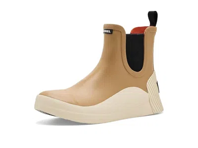 Sorel Out N Abouttm Iv Chelsea Rain Waterproof Women's Rain Boots Curry/honey White: 8 B - Medium, Rubber In Brown