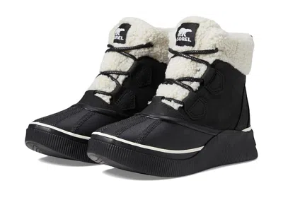 Sorel Out N About Iv Chill Sherpa Waterproof Snow Boot In Black