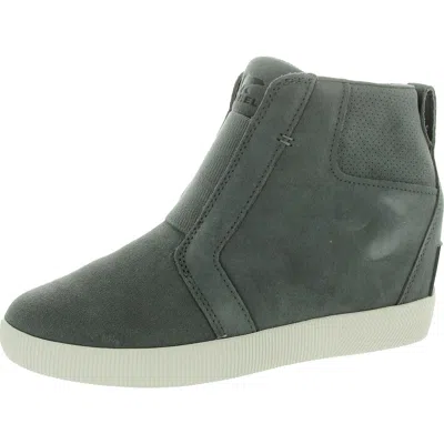 Sorel Outnabout Womens Suede Slip On Booties In Multi