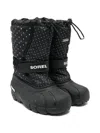 Sorel Polka-dot Strap Boots In Multi