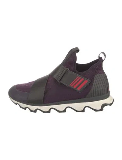 Pre-owned Sorel Printed Sneakers In Purple