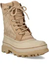 Sorel Caribou Royal Waterproof Canvas Boot In Brown