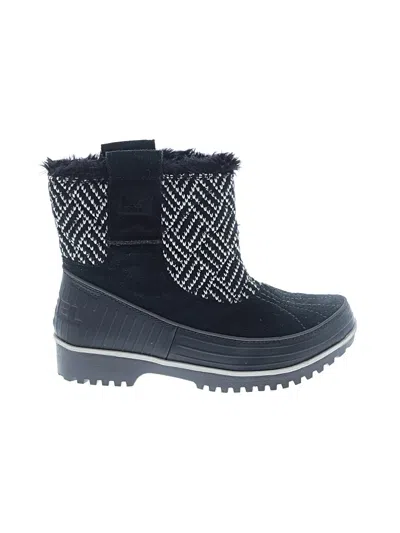 Pre-owned Sorel Rain Boots In Black