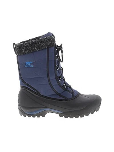 Pre-owned Sorel Rain Boots In Blue
