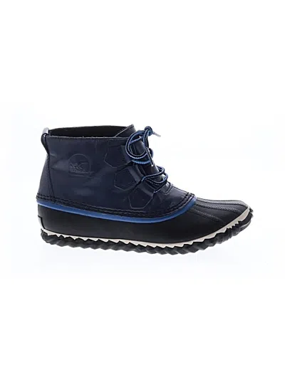 Pre-owned Sorel Rain Boots In Blue