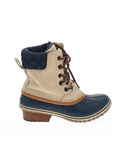 Pre-owned Sorel Rain Boots In Blue