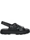 Sorel Rein Cb Sandals In Black,black