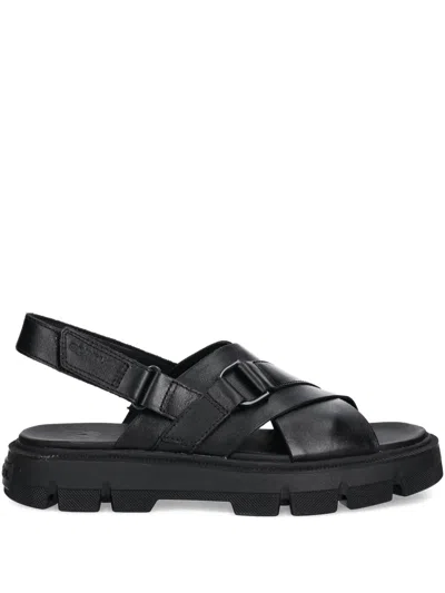 Sorel Rein Cb Sandals In Black,black