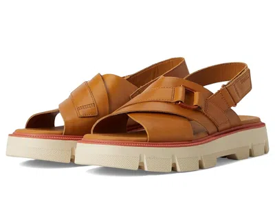 Sorel Rein Cbtm Crisscross Sandals In Brown