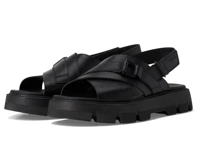 Sorel Rein Cbtm Crisscross Sandals In Black