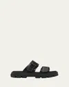 Sorel Rein Dual-grip Slide Sandals In Black,black