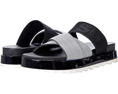 Sorel Roaming Sport Slide Women's Us 9.5 White Black Cross Strap Sandal Zpo2222