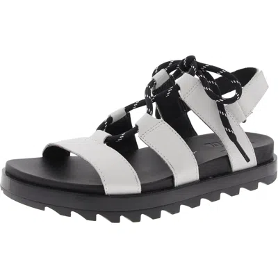 Sorel Roaming Womens Lace-up Leather Slingback Sandals In Multi
