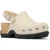 Sorel Roam'n Rvt Clog In Chalk/black