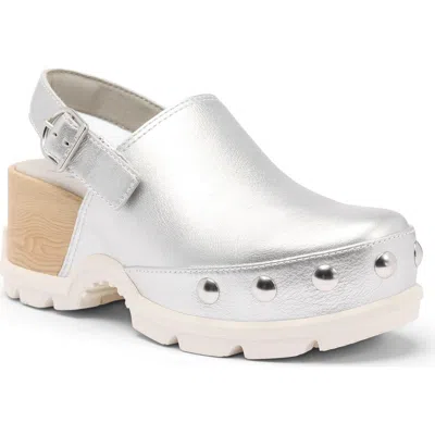 Sorel Roam'n Rvt Clog In Silver