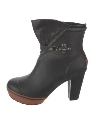 Pre-owned Sorel Rubber Boots In Black