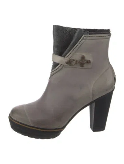 Pre-owned Sorel Rubber Boots In Grey