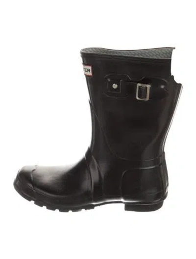 Pre-owned Sorel Rubber Rain Boots In Black