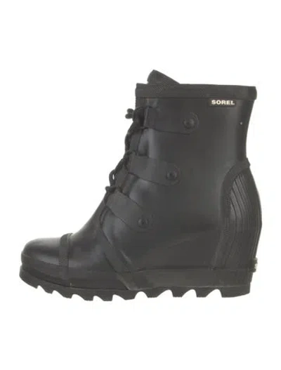 Pre-owned Sorel Rubber Rain Boots In Blue