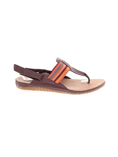 Pre-owned Sorel Sandals In Brown