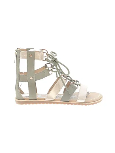 Pre-owned Sorel Sandals In Green