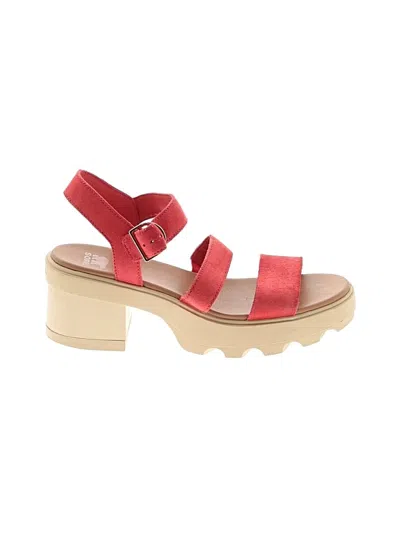 Pre-owned Sorel Sandals In Red