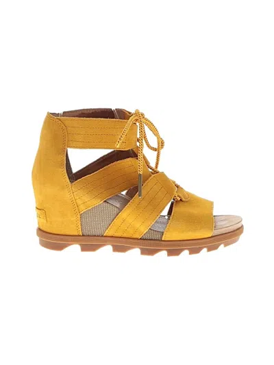 Pre-owned Sorel Sandals In Yellow