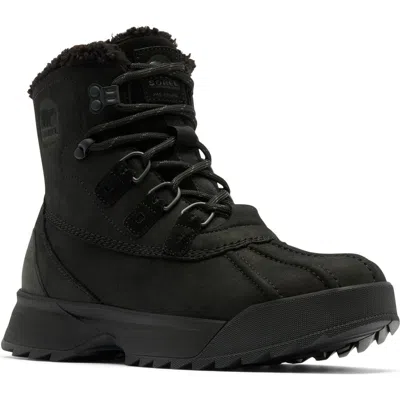 Sorel Scout 87 Lux Waterproof Hiking Boot In Black/black